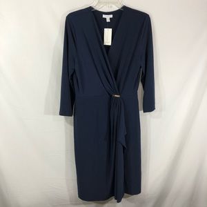 Charter Club Modern Chic Crossover Dress L